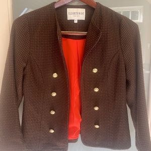 Elizabeth McKay Chocolate Brown Blazer- size 8 Great condition